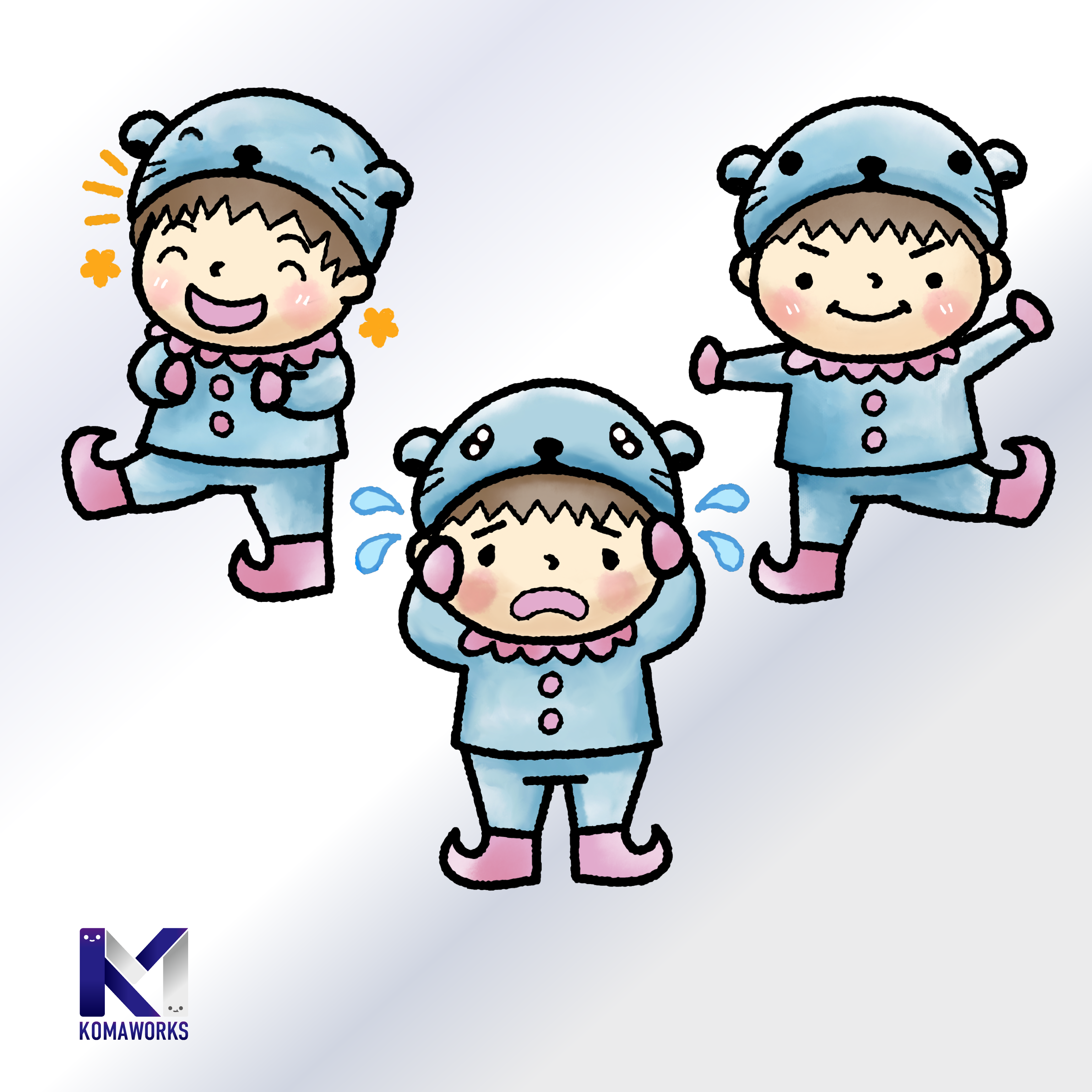 【制作事例】ミニキャラ　差分制作